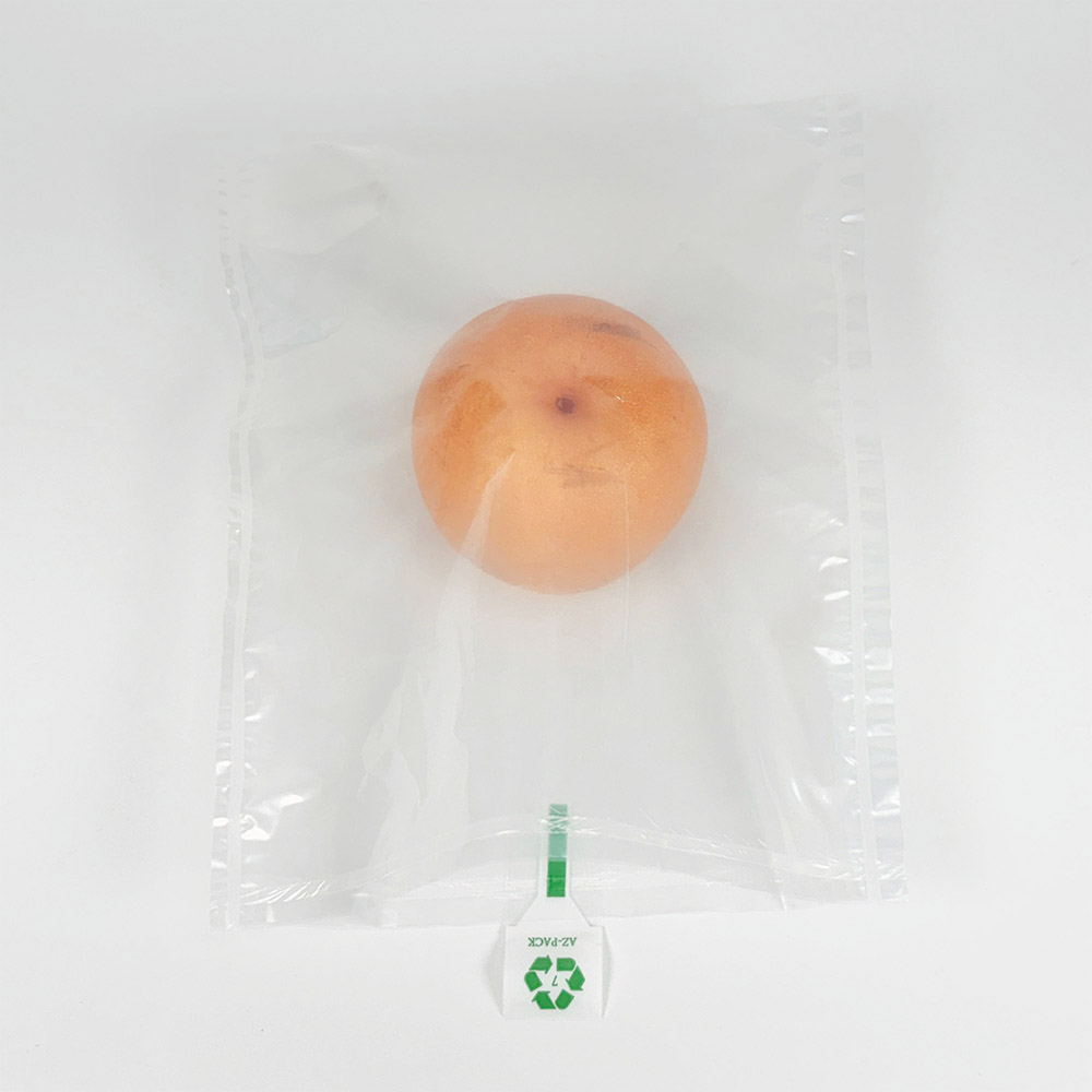 雙層緩衝袋中袋包裝水梨,360度防護減少運送損傷