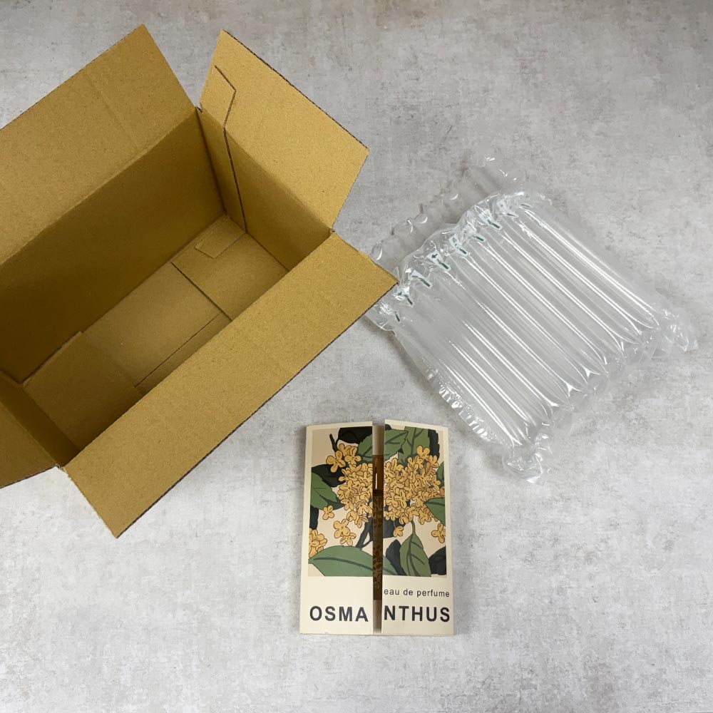 氣柱袋包裝盒裝香水