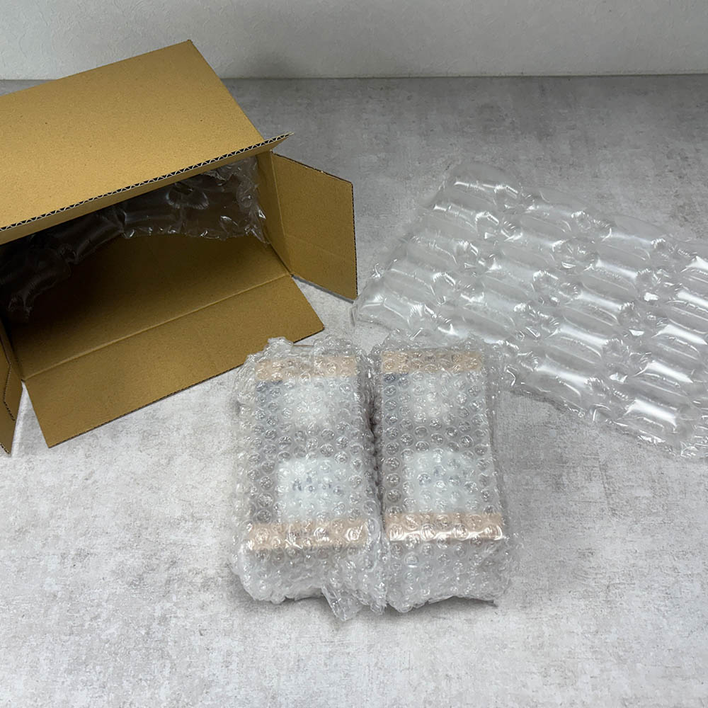 傳統氣泡布包裝瓶裝香水